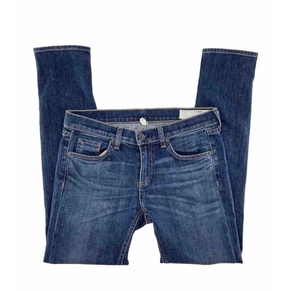 rag & bone The Dre Low Rise Snoqualmie Wash Sz 27 EUC
